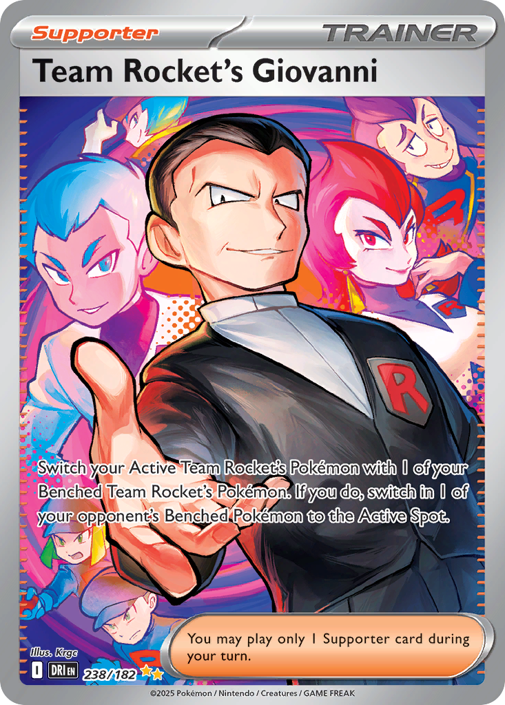 Team Rocket's Giovanni - Destined Rivals SET-238