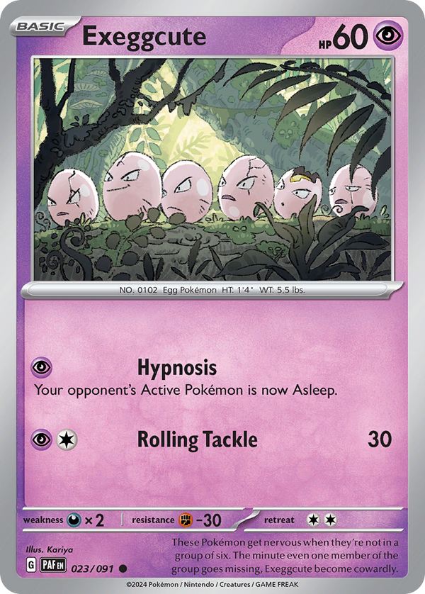 Exeggcute - Paldean Fates SET-23