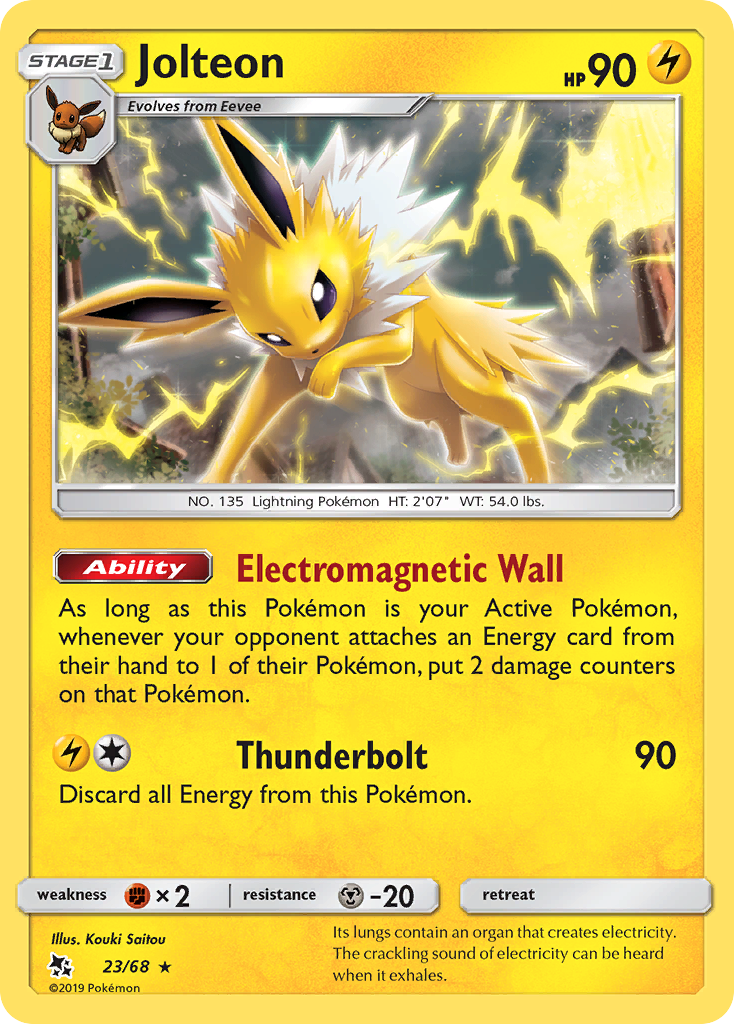 Jolteon - Hidden Fates SET-23