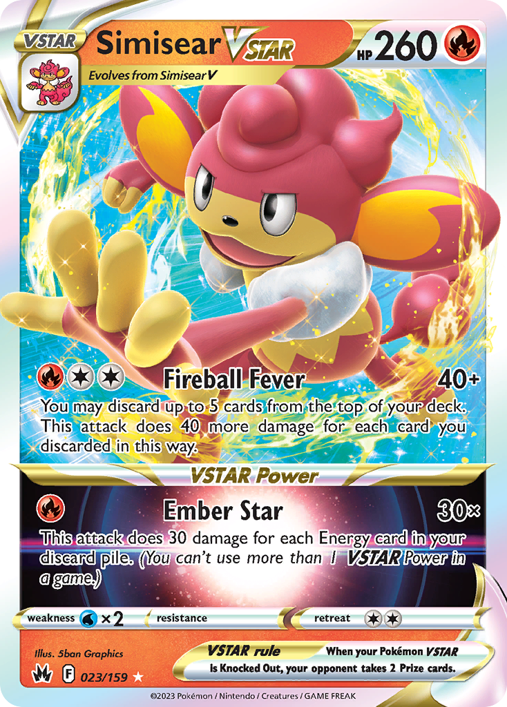 Simisear VSTAR - Crown Zenith SET-23