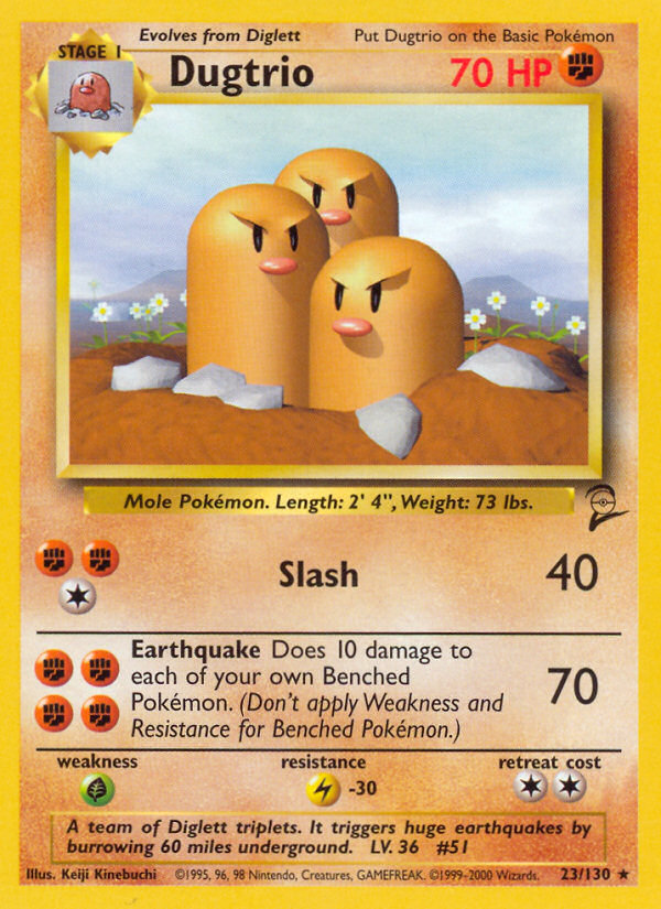 Dugtrio - Base SET 2-23