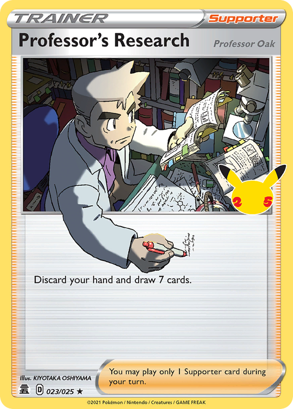 Professor's Research (Professor Oak) - Celebrations SET-23