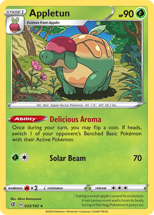 Appletun (Rebel Clash SET) (Pokémon) (Stage 1) (Grass) (HP: 90) (Rare Holo) (PKM Rebel Clash SET-126)