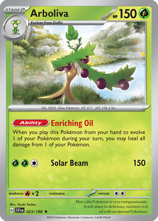 Arboliva (Scarlet & Violet SET) (Pokémon) (Stage 2) (Grass) (HP: 150) (Rare) (PKM Scarlet & Violet SET-146)