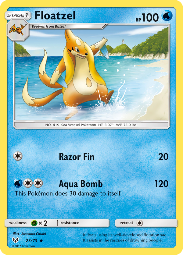 Floatzel - Shining Legends SET-23