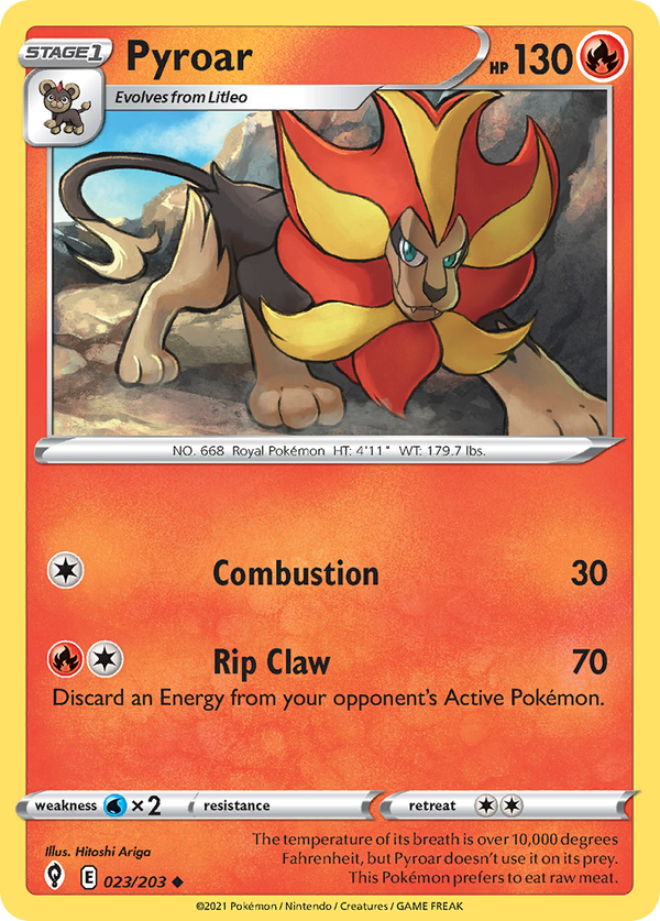 Pyroar - Evolving Skies SET-23