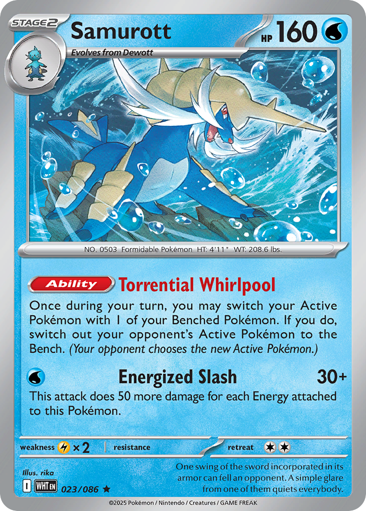 Samurott - White Flare SET-23