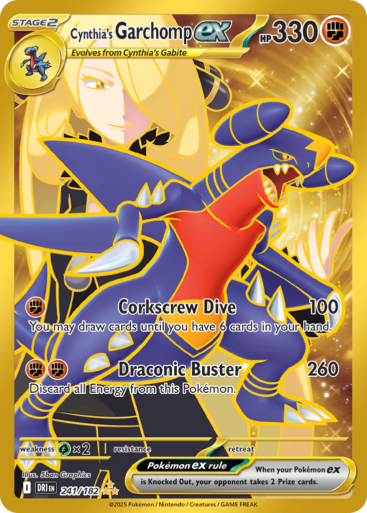 Cynthia's Garchomp EX - Destined Rivals SET-241