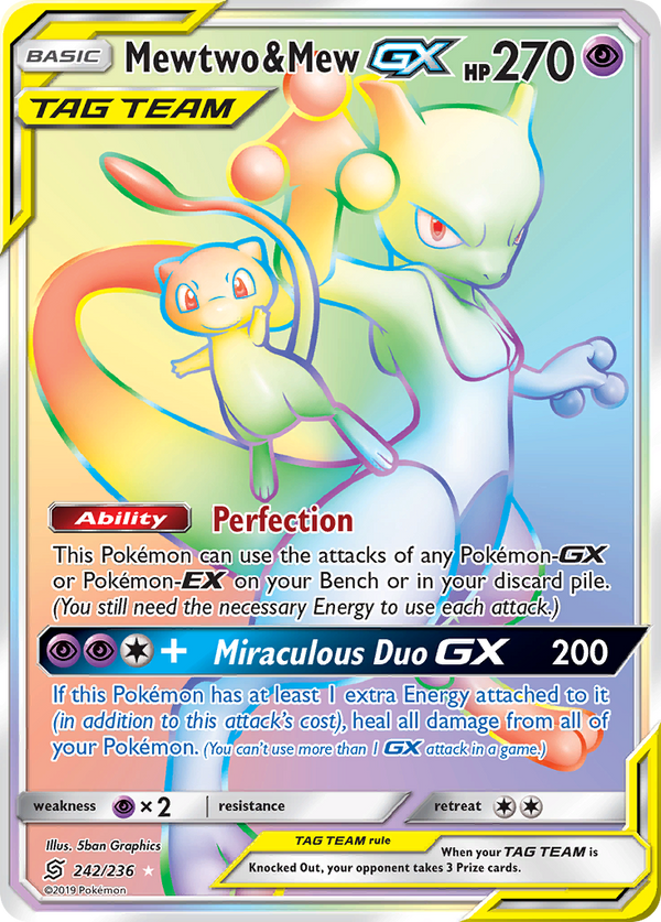 Mewtwo & Mew-GX - Unified Minds SET-242