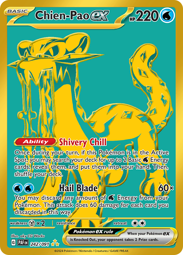 Chien-Pao EX - Paldean Fates SET-242