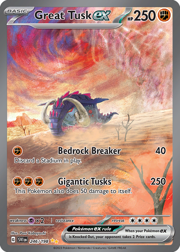 Great Tusk EX - Scarlet & Violet SET-246