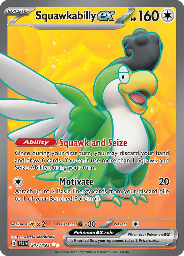 Squawkabilly EX - Paldea Evolved SET-247