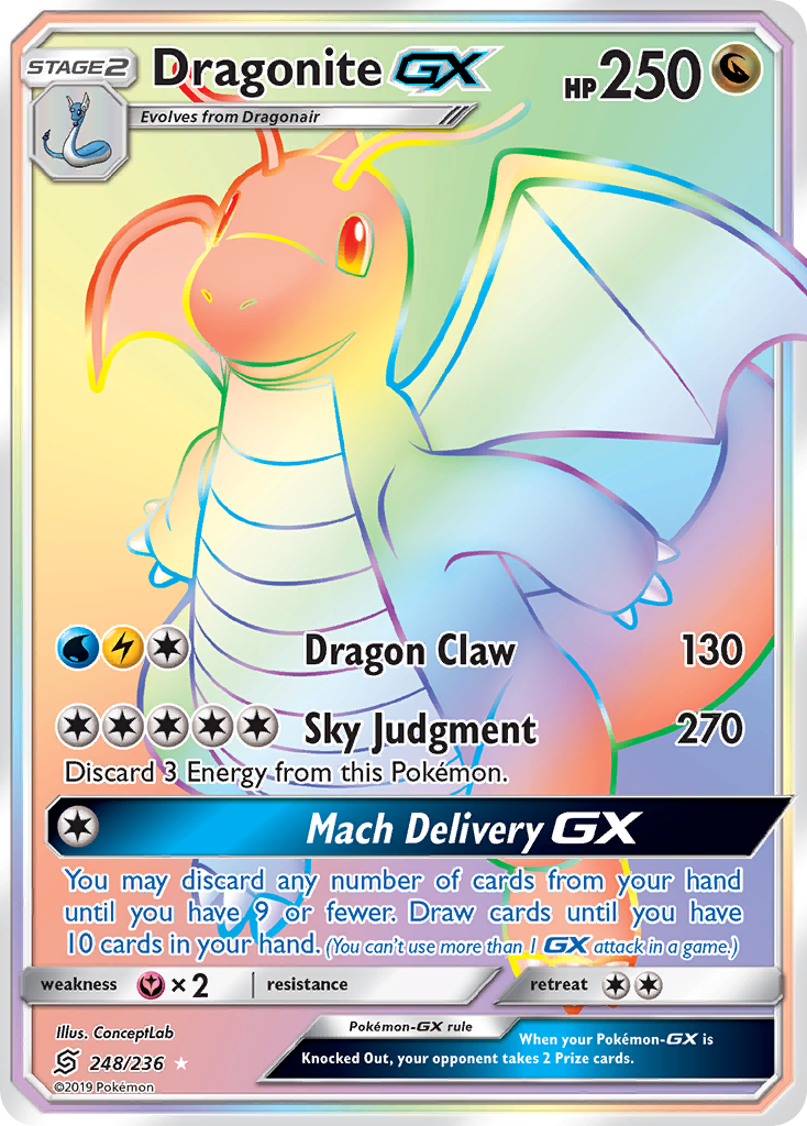 Dragonite-GX - Unified Minds SET-248
