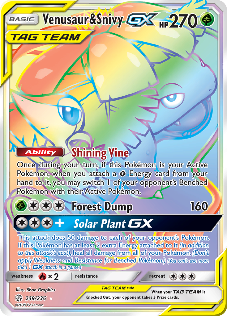 Venusaur & Snivy-GX - Cosmic Eclipse SET-249