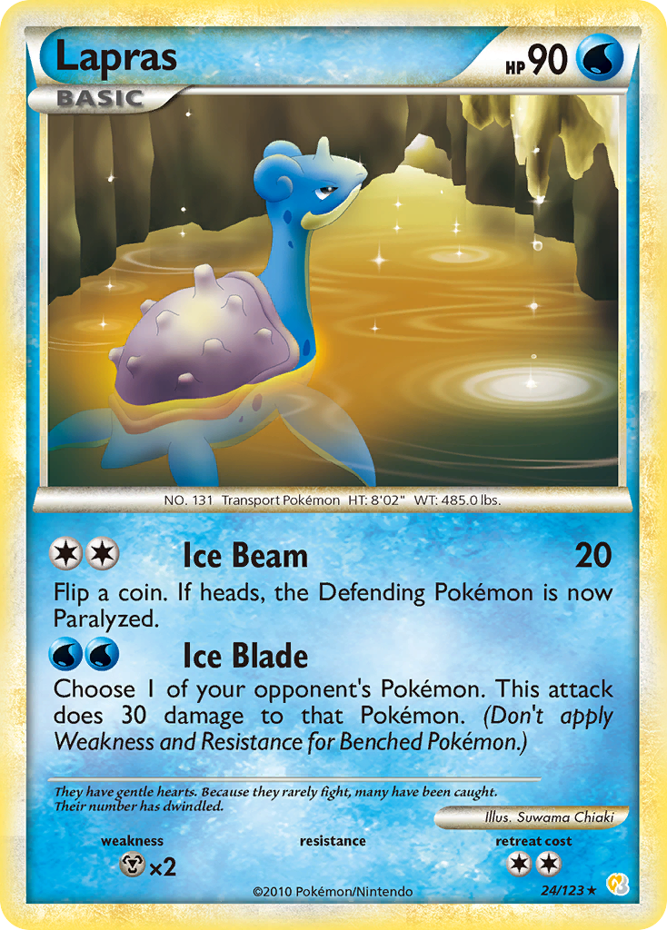 Lapras - HeartGold & SoulSilver SET-24