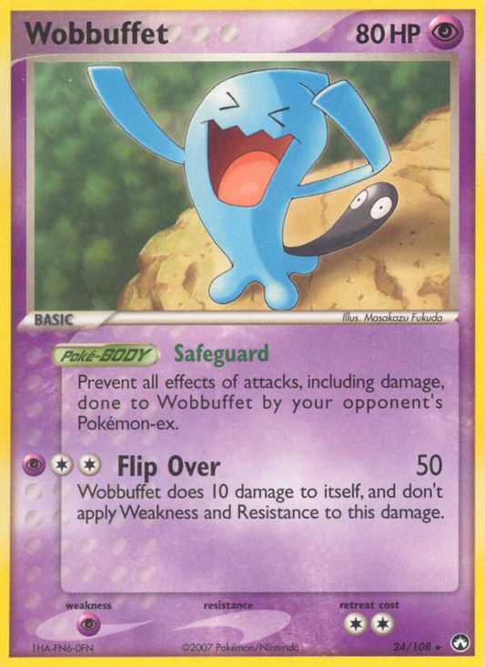Wobbuffet (Power Keepers SET) (Pokémon) (Basic) (Psychic) (HP: 80) (Rare) (PKM Power Keepers SET-26)