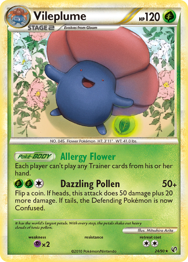Vileplume - HS Undaunted SET-24