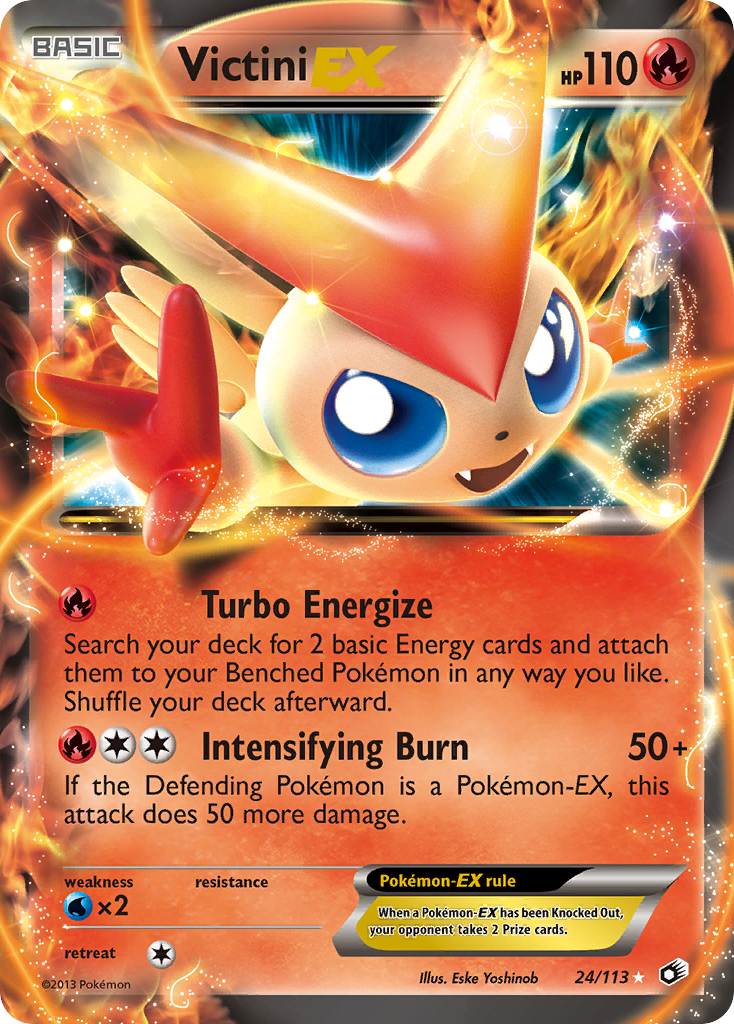 Victini-EX - Legendary Treasures SET-24