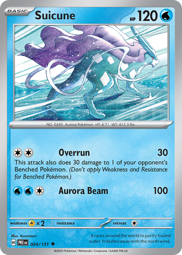 Suicune - Prismatic Evolutions SET-24