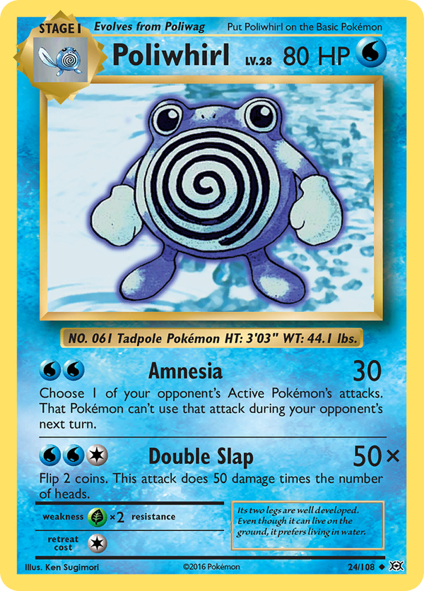 Poliwhirl - Evolutions SET-24