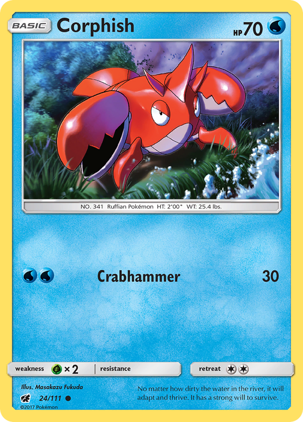 Corphish - Crimson Invasion SET-24