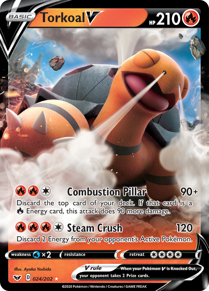 Torkoal V - Sword & Shield SET-24