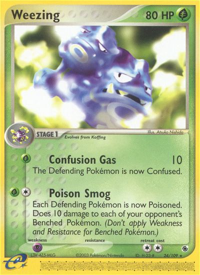 Weezing - Ruby & Sapphire SET-24