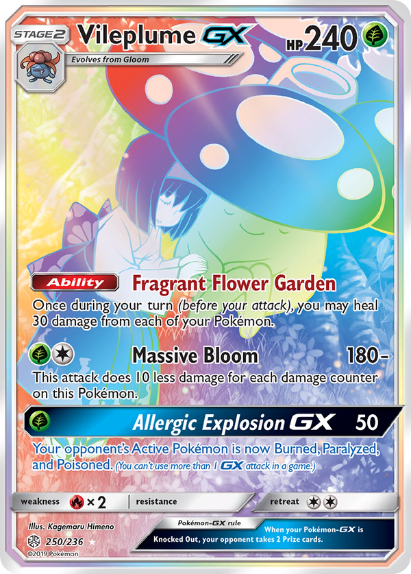 Vileplume-GX - Cosmic Eclipse SET-250