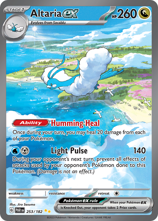Altaria ex (Paradox Rift SET) (Pokémon) (Stage 1, ex) (Dragon) (HP: 260) (Special Illustration Rare) (PKM Paradox Rift SET-172)