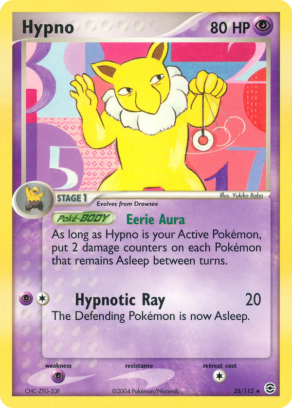 Hypno - FireRed & LeafGreen SET-25
