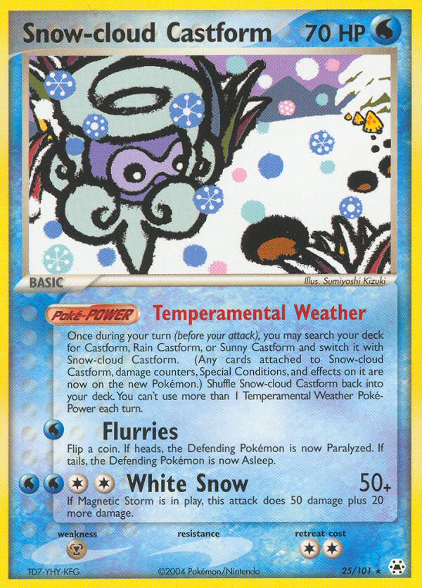 Snow-cloud Castform - Hidden Legends SET-25