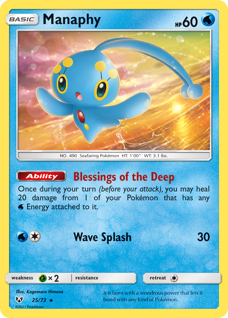 Manaphy - Shining Legends SET-25