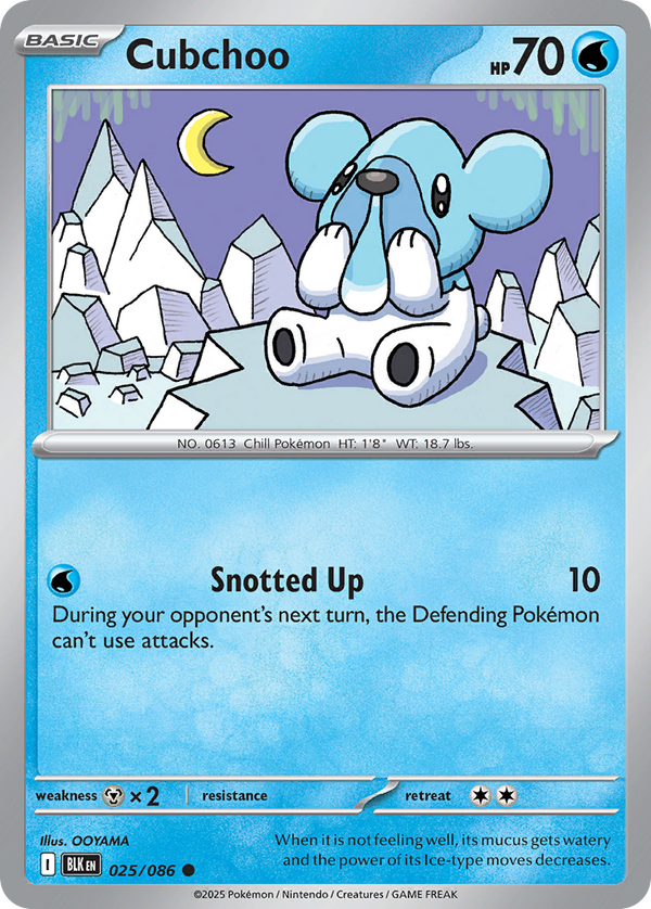 Cubchoo - Black Bolt SET-25
