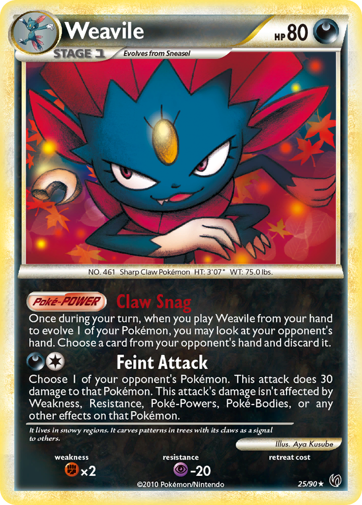 Weavile - HS Undaunted SET-25