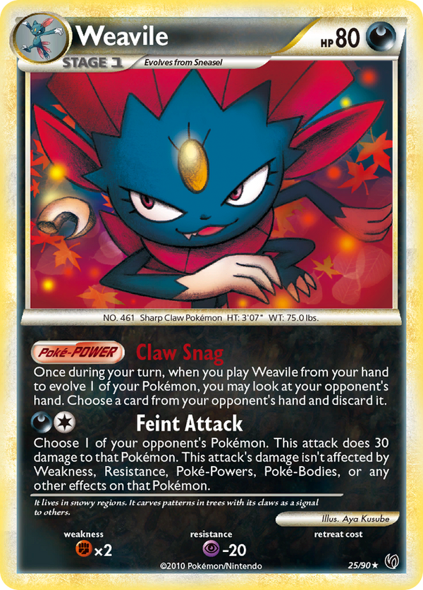 Weavile - HS Undaunted SET-25