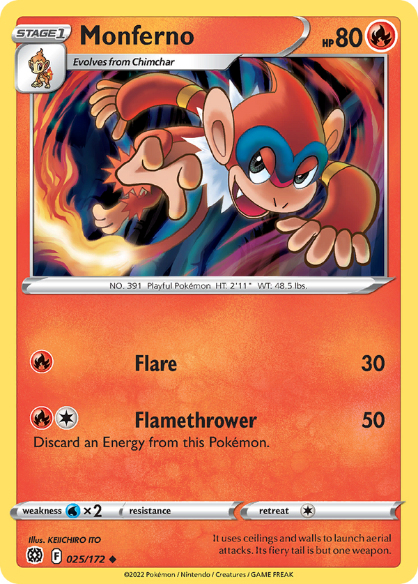 Monferno - Brilliant Stars SET-25