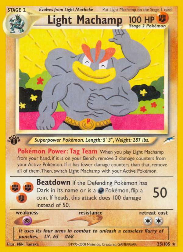 Light Machamp - Neo Destiny SET-25