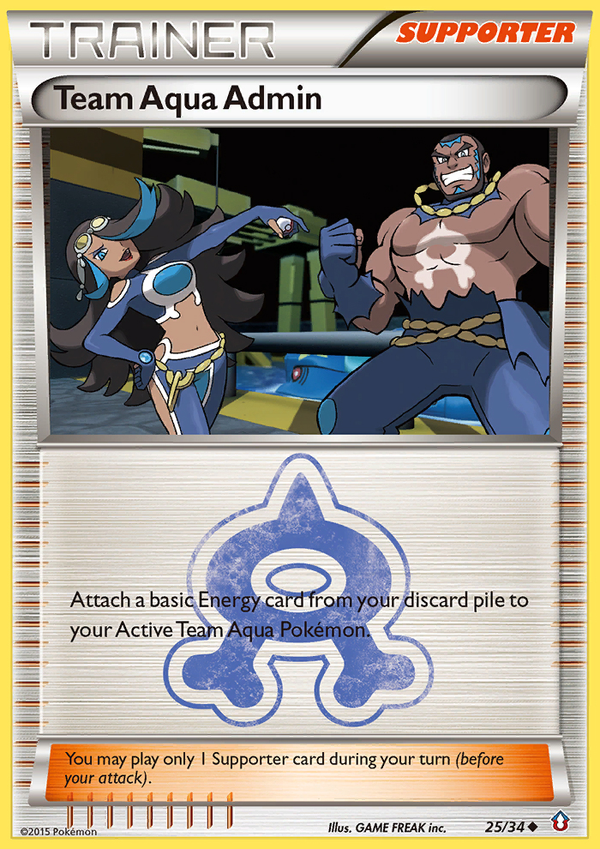 Team Aqua Admin - Double Crisis SET-25