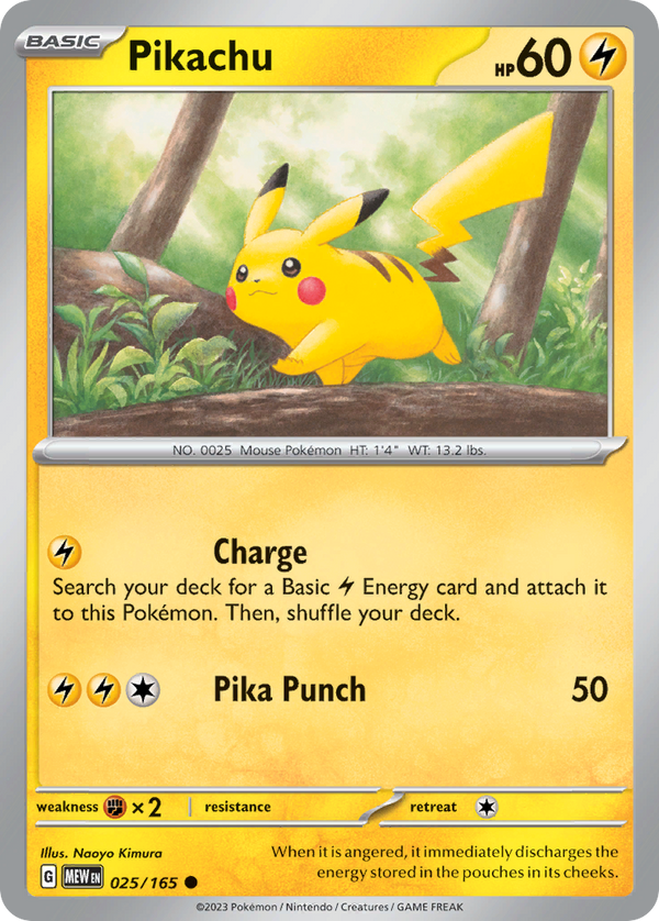 Pikachu - 151 SET-25