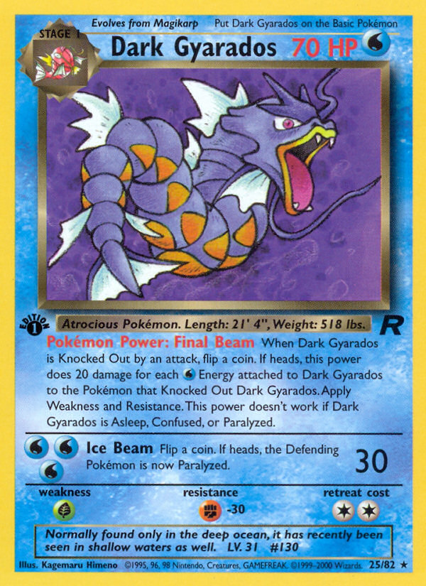 Dark Gyarados - Team Rocket SET-25