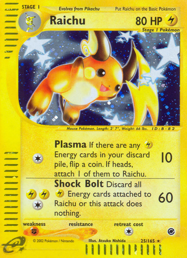 Raichu - Expedition Base Set SET-25