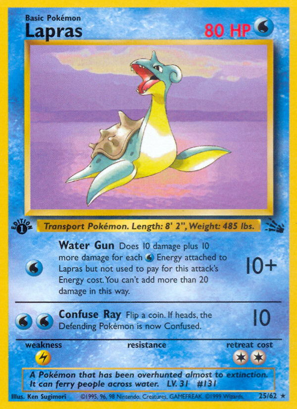 Lapras - Fossil SET-25