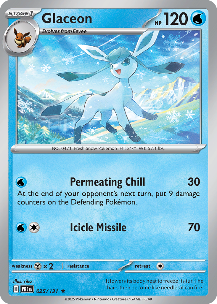 Glaceon - Prismatic Evolutions SET-25