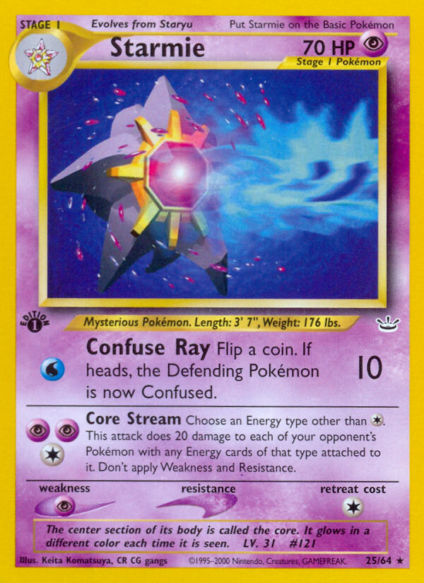 Starmie - Neo Revelation SET-25