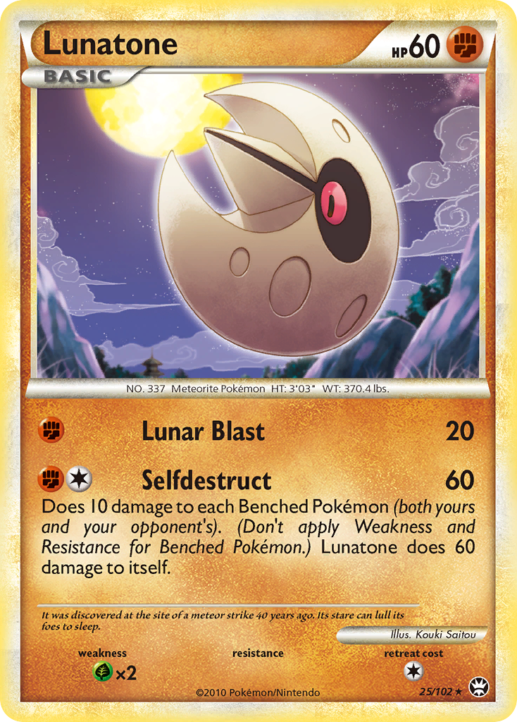 Lunatone - HS Triumphant SET-25