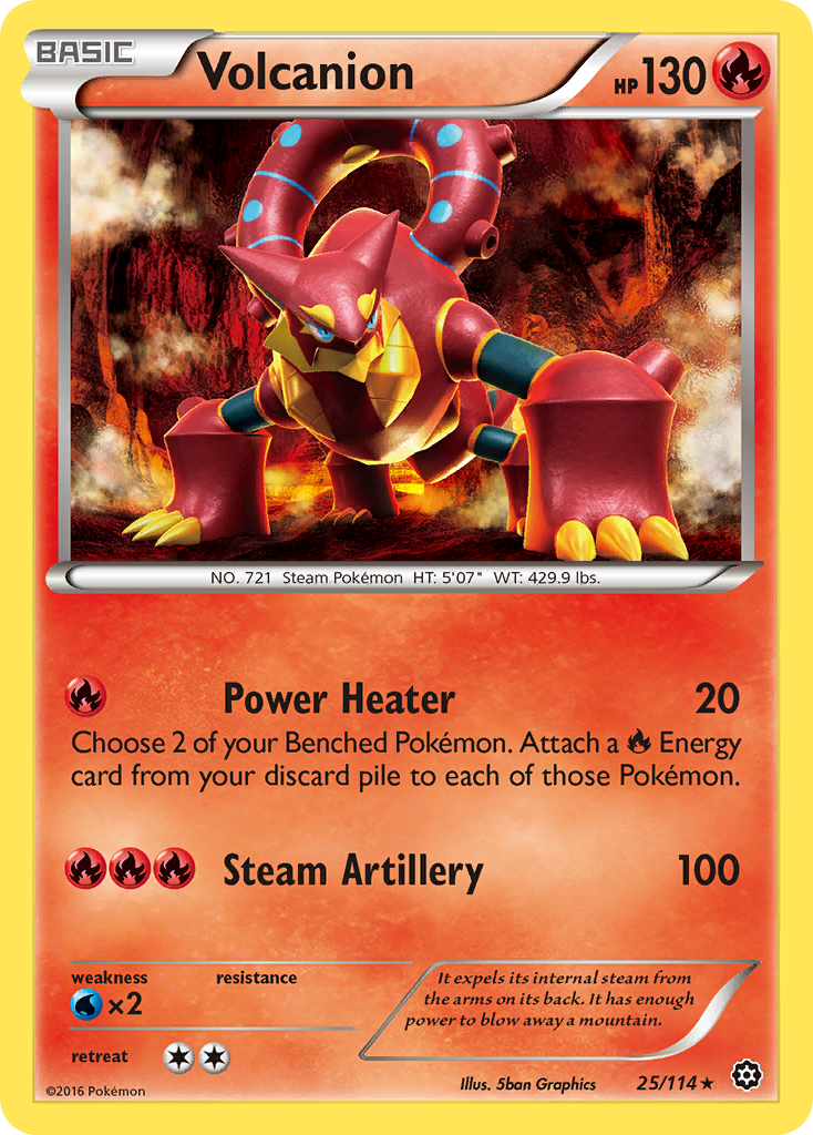 Volcanion - Steam Siege SET-25
