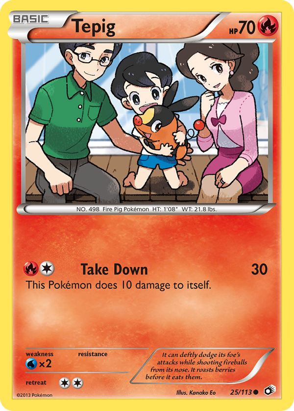 Tepig - Legendary Treasures SET-25