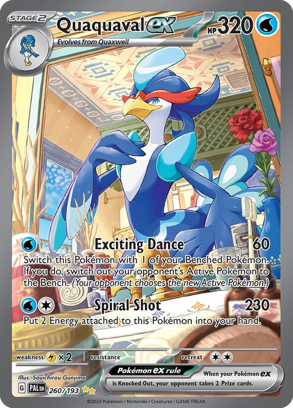 Quaquaval EX - Paldea Evolved SET-260