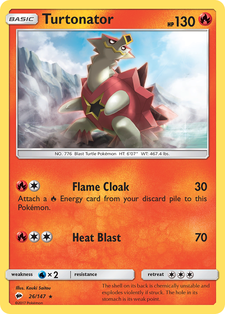 Turtonator - Burning Shadows SET-26