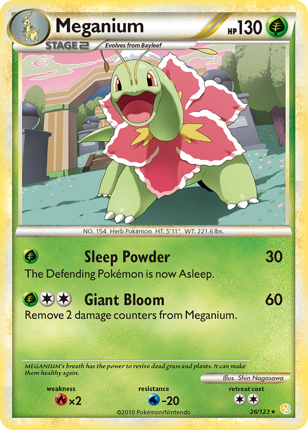 Meganium - HeartGold & SoulSilver SET-26